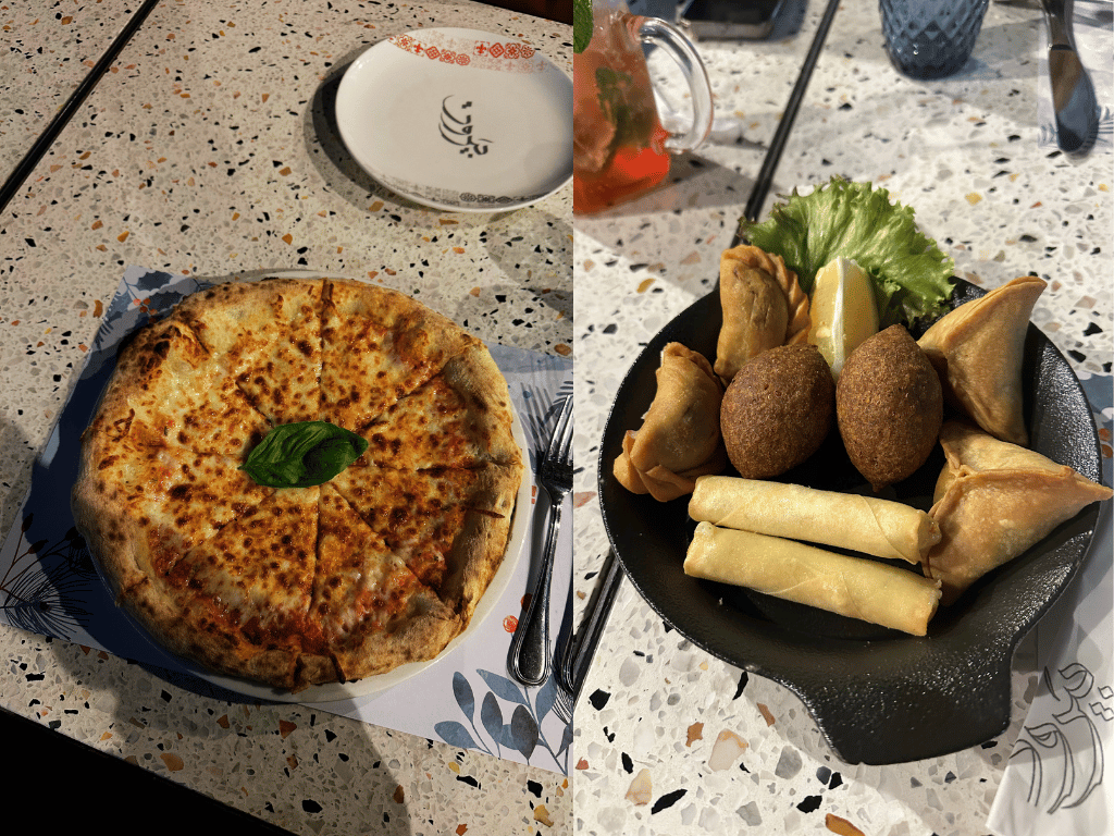 Dubai Marina’da akşam yemeği